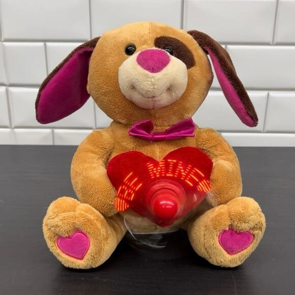 Sound N Light Animatronics Puppy Singing Plush This Old Heart of Mine 9" - Picture 1 of 10